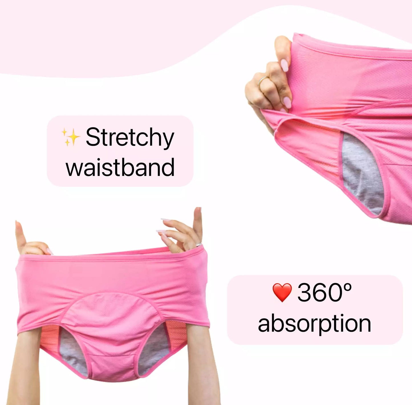🌸Last Day-Buy 1 Get 3 Packs🔥2025 Best Seller High Waist Leak proof panties